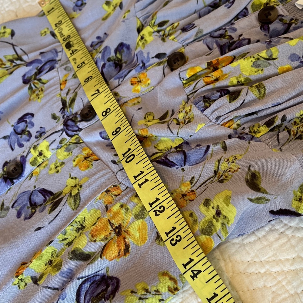 ASTR Bonjour Midi‎ Dress Long Women’s Medium Floral Flaws Milkmaid Cottagecore - Picture 13 of 17